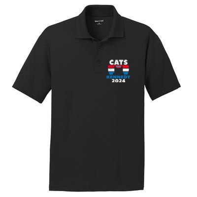 Cats For Kennedy 2024 Election PosiCharge RacerMesh Polo