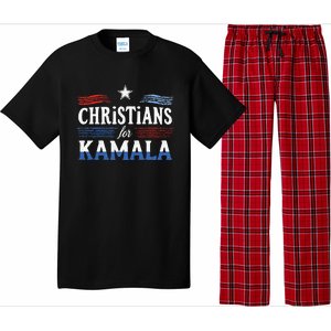 Christians For Kamala Patriotic American Harris Christians Pajama Set