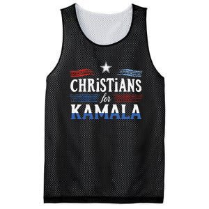 Christians For Kamala Patriotic American Harris Christians Mesh Reversible Basketball Jersey Tank