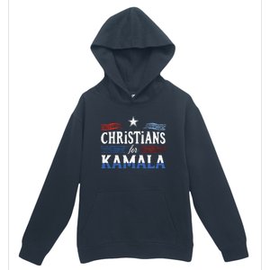 Christians For Kamala Patriotic American Harris Christians Urban Pullover Hoodie