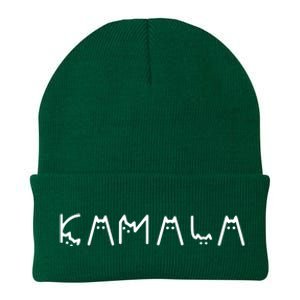 Cats For Kamala Harris 2024 Knit Cap Winter Beanie