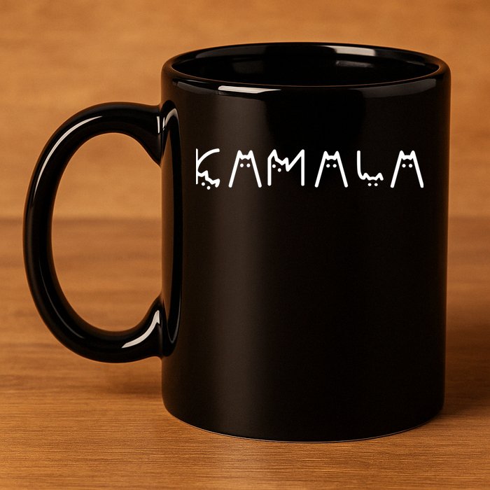 Cats For Kamala Harris 2024 11oz C Handle Ceramic Mug