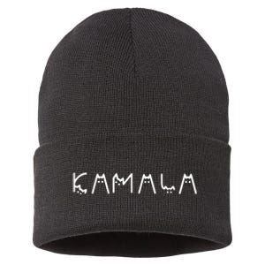 Cats For Kamala Harris 2024 Sustainable Knit Beanie