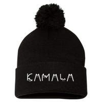 Cats For Kamala Harris 2024 Pom Pom 12in Knit Beanie