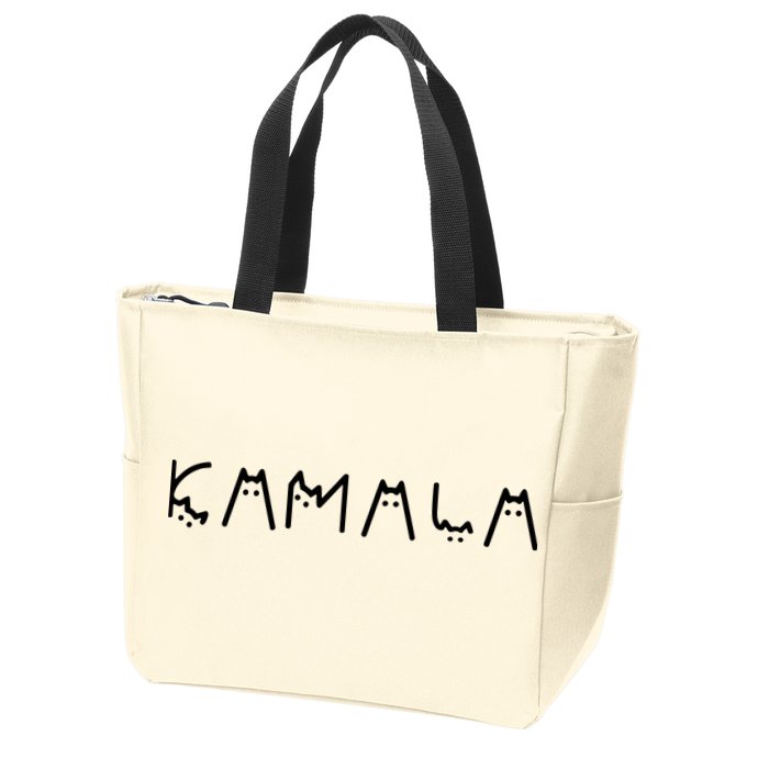 Cats For Kamala Harris Zip Tote Bag