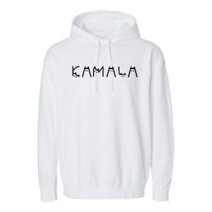 Cats For Kamala Harris Garment-Dyed Fleece Hoodie