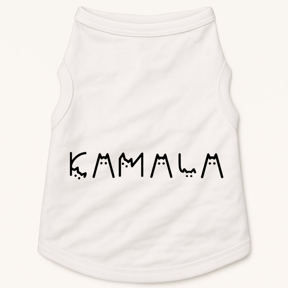 Cats For Kamala Harris Doggie Tank