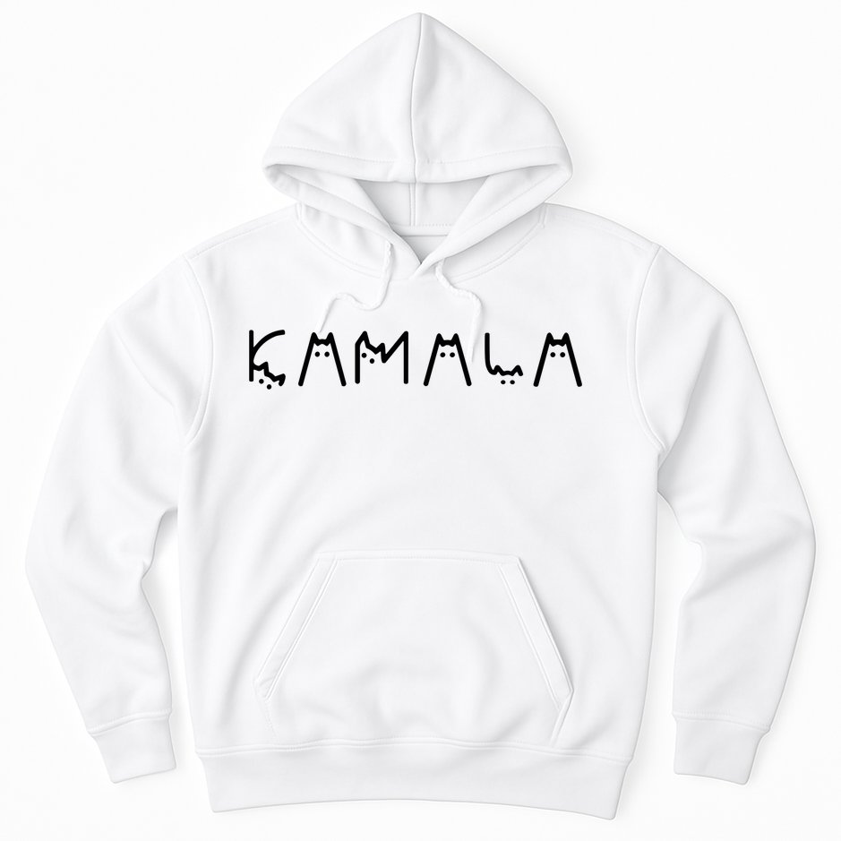 Cats For Kamala Harris Hoodie