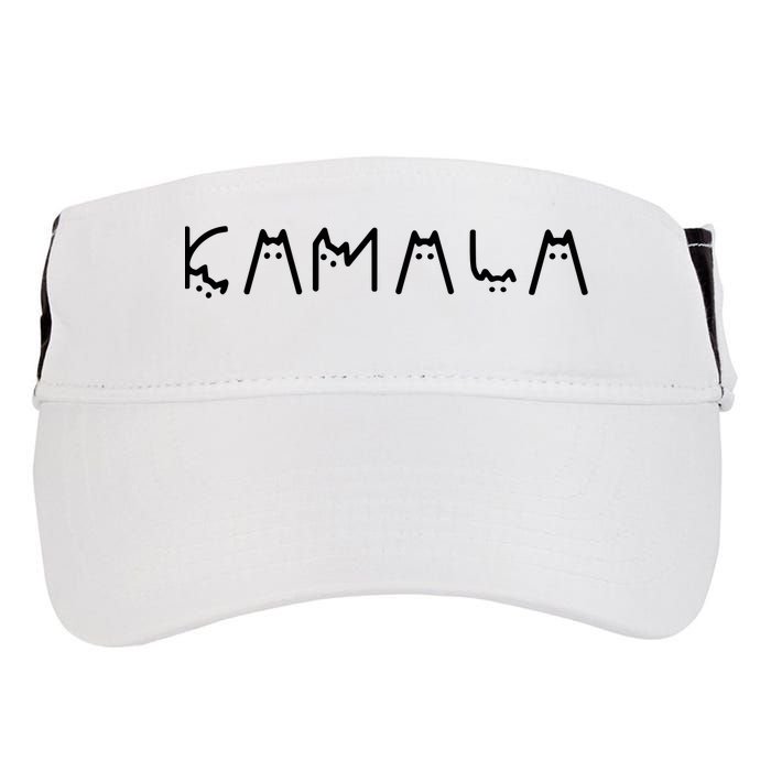 Cats For Kamala Harris Adult Drive Performance Visor