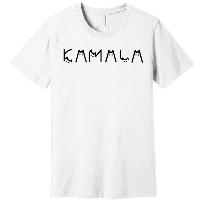 Cats For Kamala Harris Premium T-Shirt