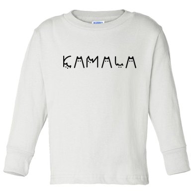 Cats For Kamala Harris Toddler Long Sleeve Shirt
