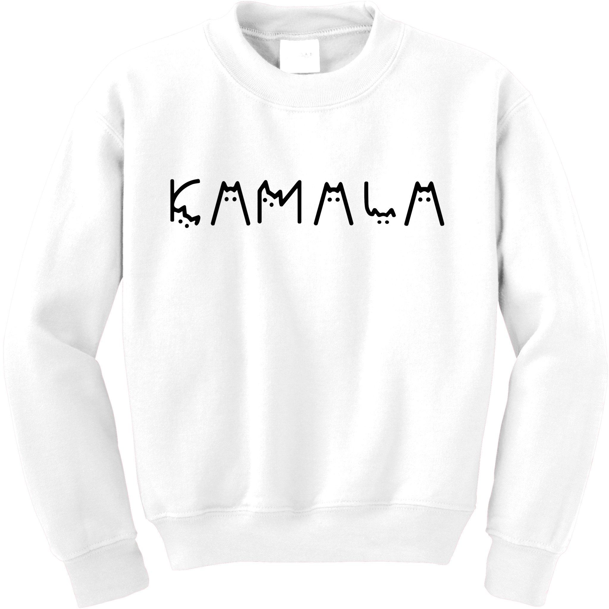 Cats For Kamala Harris Kids Sweatshirt