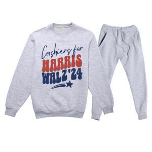 Cashiers For Kamala Harris Premium Crewneck Sweatsuit Set