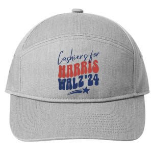 Cashiers For Kamala Harris 7-Panel Snapback Hat