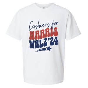 Cashiers For Kamala Harris Sueded Cloud Jersey T-Shirt