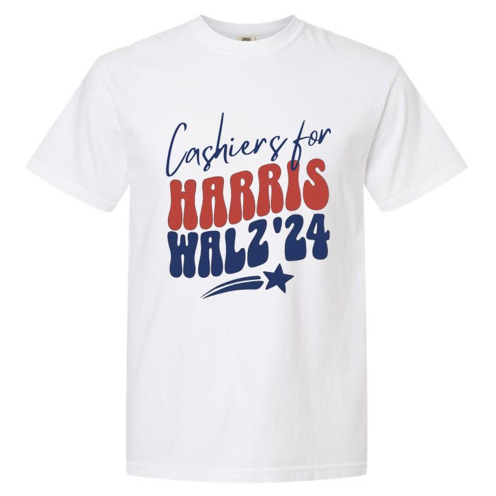 Cashiers For Kamala Harris Garment-Dyed Heavyweight T-Shirt