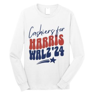 Cashiers For Kamala Harris Long Sleeve Shirt