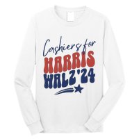 Cashiers For Kamala Harris Long Sleeve Shirt