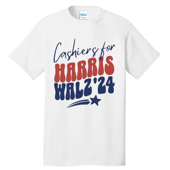 Cashiers For Kamala Harris Tall T-Shirt