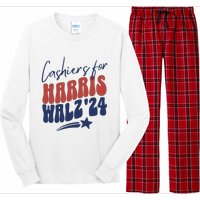 Cashiers For Kamala Harris Long Sleeve Pajama Set