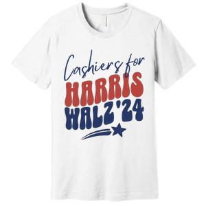 Cashiers For Kamala Harris Premium T-Shirt