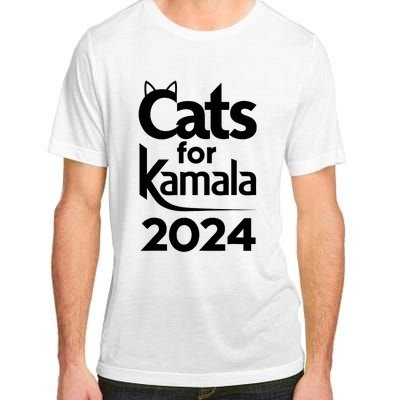 Cats For Kamala 2024 Funny Political Harris Supporter Adult ChromaSoft Performance T-Shirt