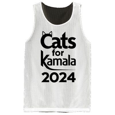 Cats For Kamala 2024 Funny Political Harris Supporter Mesh Reversible Basketball Jersey Tank