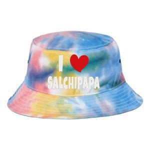 Colombian Food Lover Colombia I Love Salchipapa Tie Dye Newport Bucket Hat