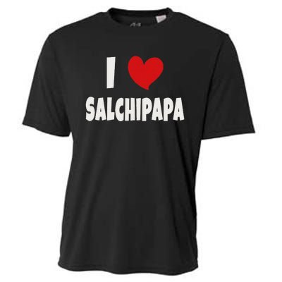 Colombian Food Lover Colombia I Love Salchipapa Cooling Performance Crew T-Shirt