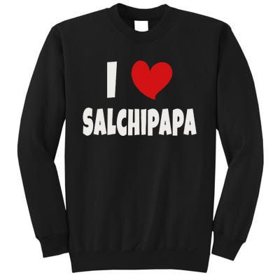 Colombian Food Lover Colombia I Love Salchipapa Sweatshirt