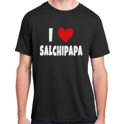 Colombian Food Lover Colombia I Love Salchipapa Adult ChromaSoft Performance T-Shirt