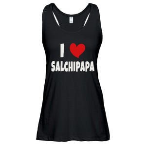 Colombian Food Lover Colombia I Love Salchipapa Ladies Essential Flowy Tank