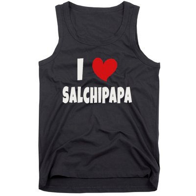 Colombian Food Lover Colombia I Love Salchipapa Tank Top