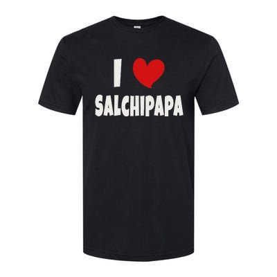 Colombian Food Lover Colombia I Love Salchipapa Softstyle CVC T-Shirt