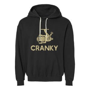 Crankbait Fishing Lure Cranky Funny Gift Ideas For Fishing Garment-Dyed Fleece Hoodie