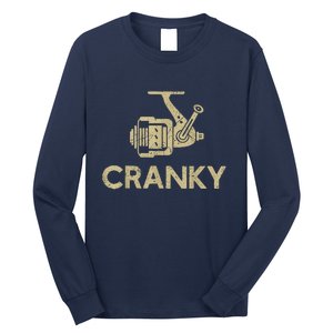 Crankbait Fishing Lure Cranky Funny Gift Ideas For Fishing Long Sleeve Shirt