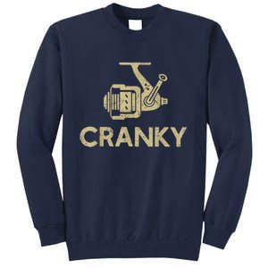 Crankbait Fishing Lure Cranky Funny Gift Ideas For Fishing Tall Sweatshirt