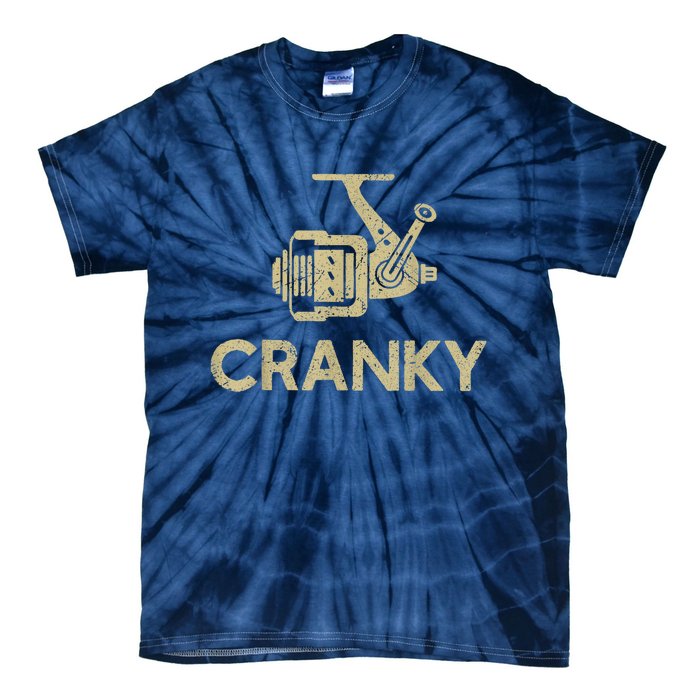 Crankbait Fishing Lure Cranky Funny Gift Ideas For Fishing Tie-Dye T-Shirt