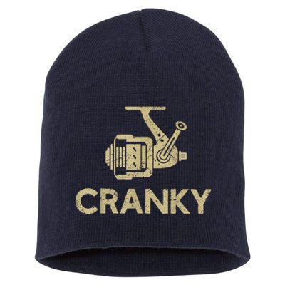 Crankbait Fishing Lure Cranky Funny Gift Ideas For Fishing Short Acrylic Beanie