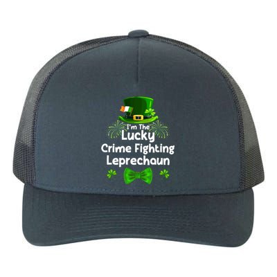 Crime Fighting Leprechaun St Patricks Day Police Officer Cop Funny Gift Yupoong Adult 5-Panel Trucker Hat