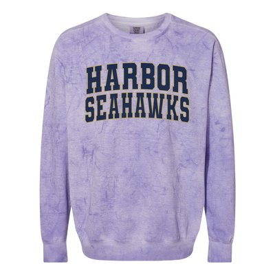 College Fever Los Angeles Harbor College Seahawks 01 Colorblast Crewneck Sweatshirt