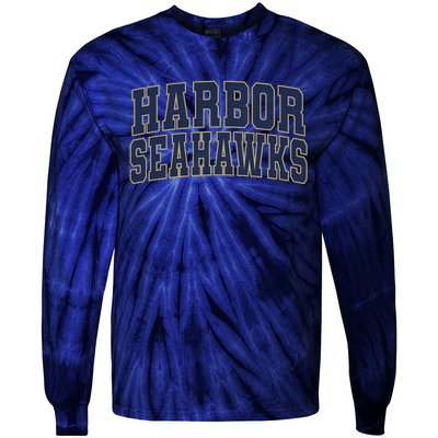 College Fever Los Angeles Harbor College Seahawks 01 Tie-Dye Long Sleeve Shirt