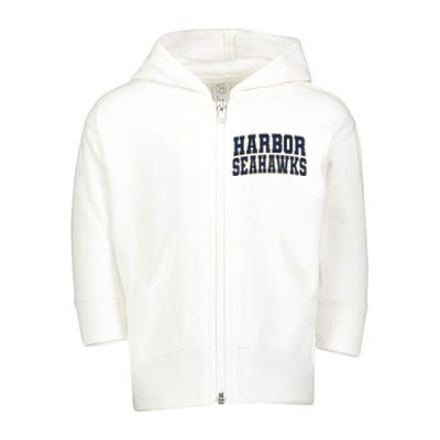 College Fever Los Angeles Harbor College Seahawks 01 Toddler Zip Fleece Hoodie