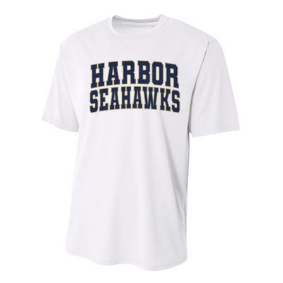 College Fever Los Angeles Harbor College Seahawks 01 Performance Sprint T-Shirt