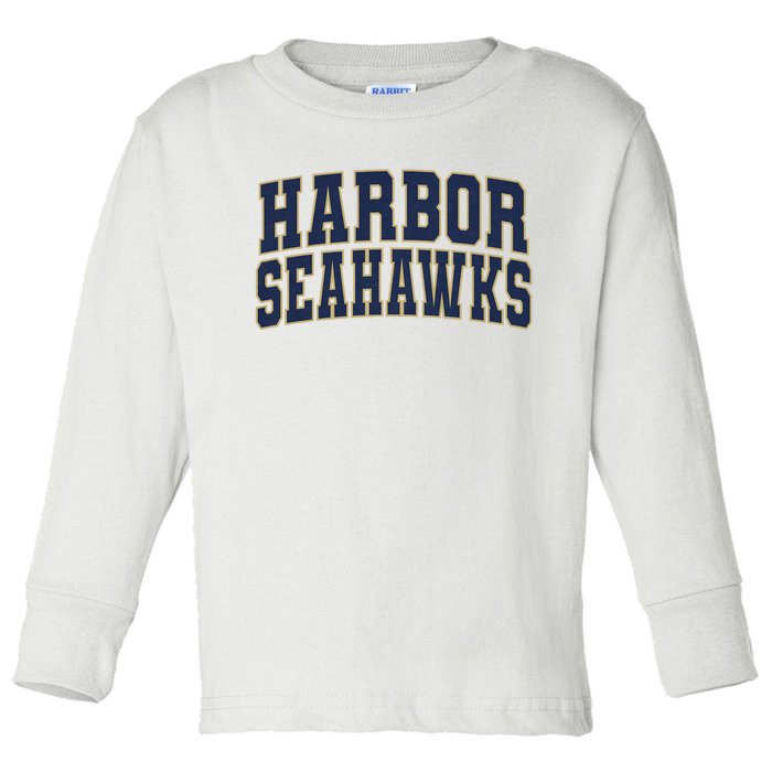 College Fever Los Angeles Harbor College Seahawks 01 Toddler Long Sleeve Shirt