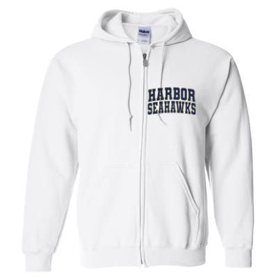 College Fever Los Angeles Harbor College Seahawks 01 Full Zip Hoodie