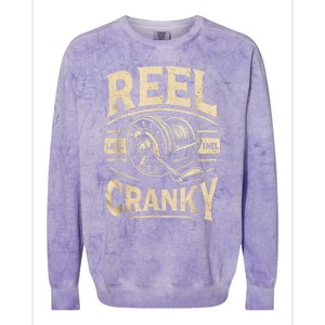 Crankbait Fishing Lure Cranky Funny Gift Ideas For Fishing Colorblast Crewneck Sweatshirt