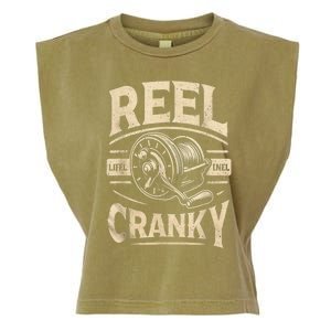 Crankbait Fishing Lure Cranky Funny Gift Ideas For Fishing Garment-Dyed Women's Muscle Tee