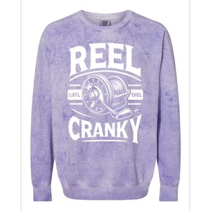 Crankbait Fishing Lure Cranky Funny Gift Ideas For Fishing Colorblast Crewneck Sweatshirt