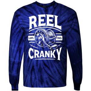 Crankbait Fishing Lure Cranky Funny Gift Ideas For Fishing Tie-Dye Long Sleeve Shirt